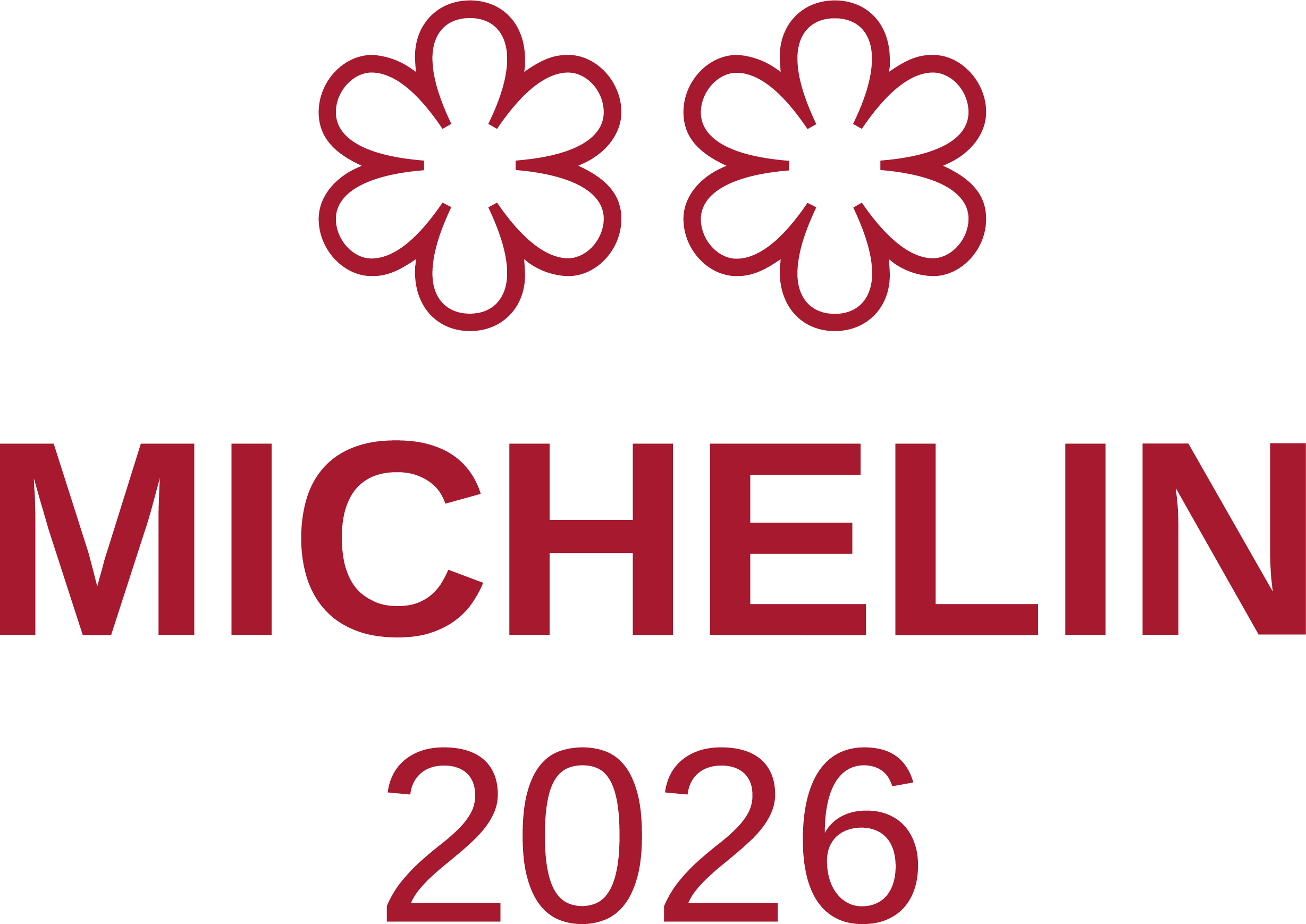 2 MICHELIN Stars 2026 Vertical Red